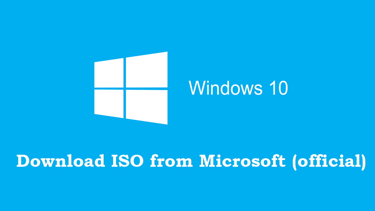 microsoft windows 10 iso download